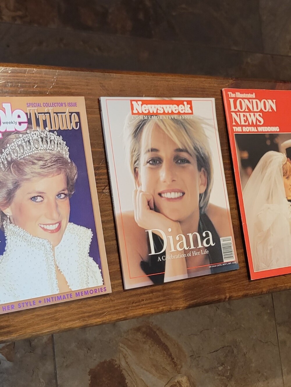 Beautiful Princess Diana & Royal Wedding Magazine Collection – 7 Pieces–Like New